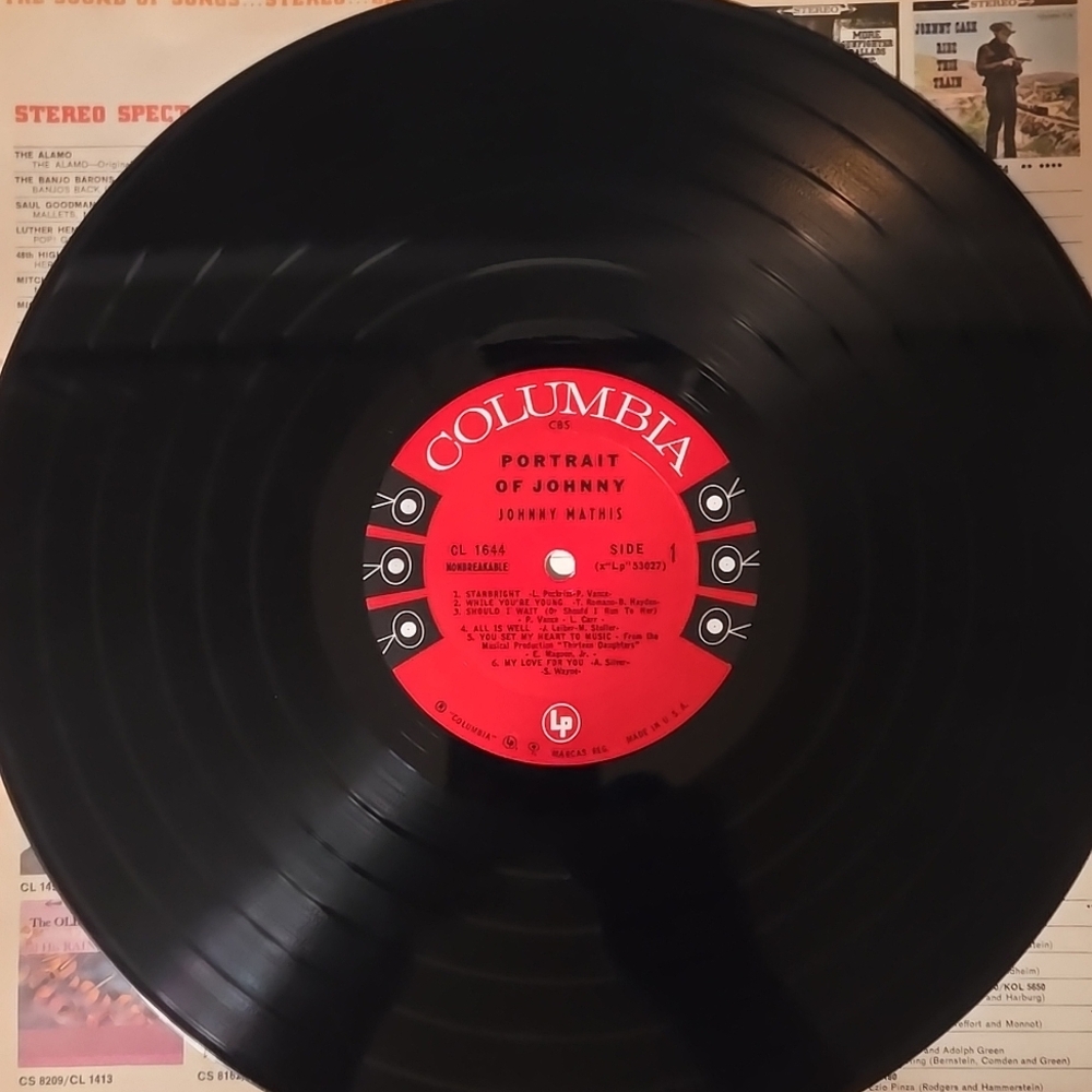 Portrait of Johnny - Johnny Mathis Vinyl Album 1961 - Picture 7 of 10